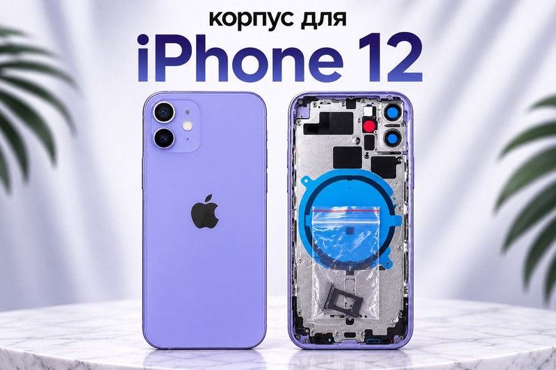 Корпус для iPhone 12 Purple Original