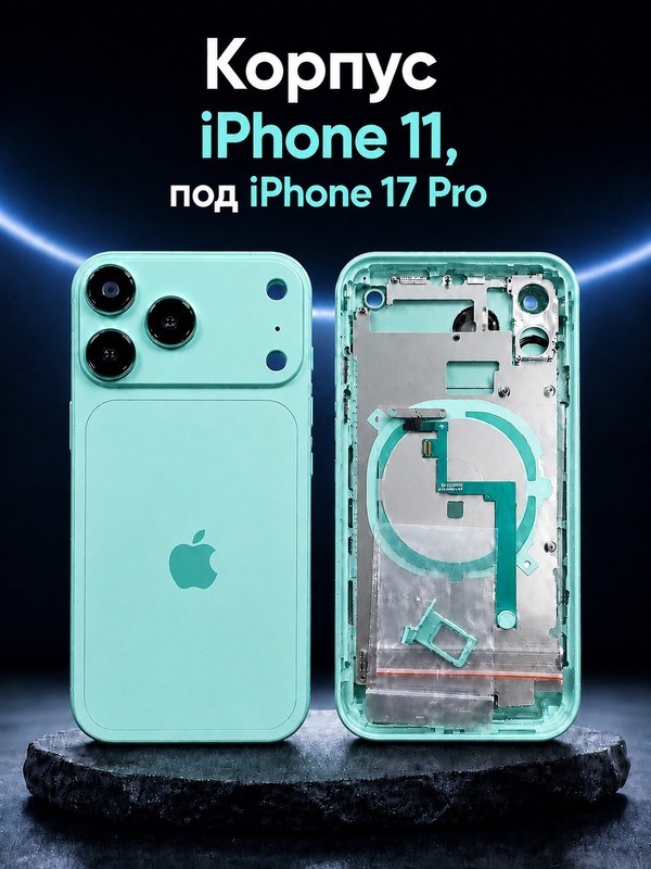 Корпус для iPhone 11/17 Pro Тиффани — фото 1