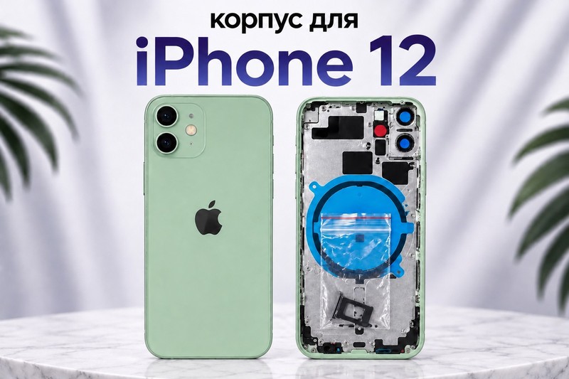 Корпус для iPhone 12 Зеленый Original