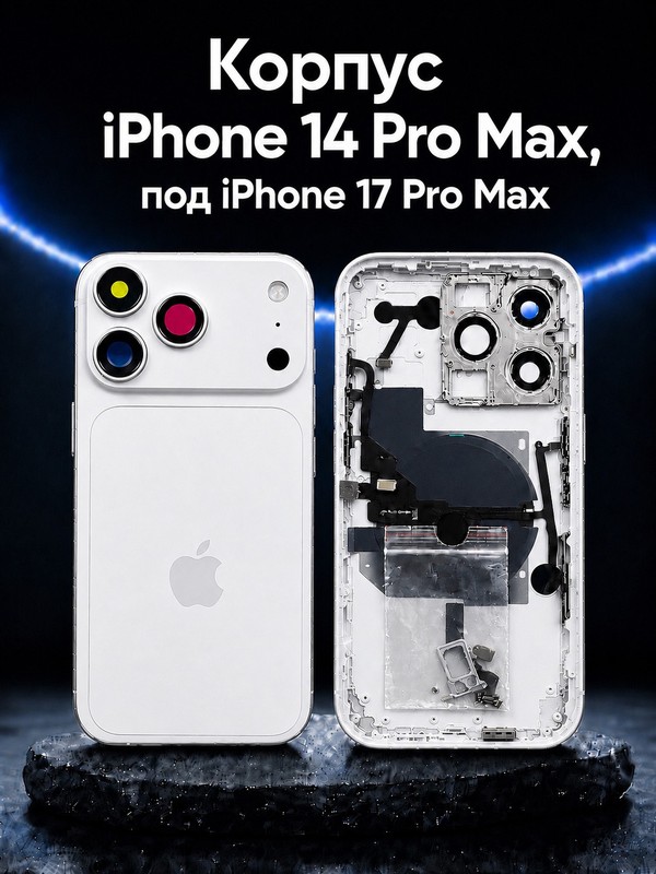 Корпус для iPhone 14 Pro Max/17 Pro Max Белый — фото 1