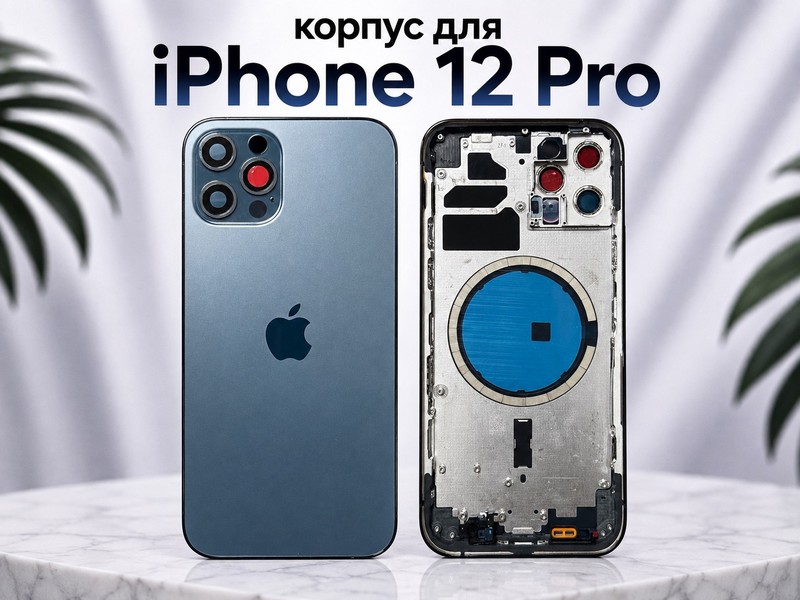 Корпус для iPhone 12 Pro Тихоокеанский синий Original