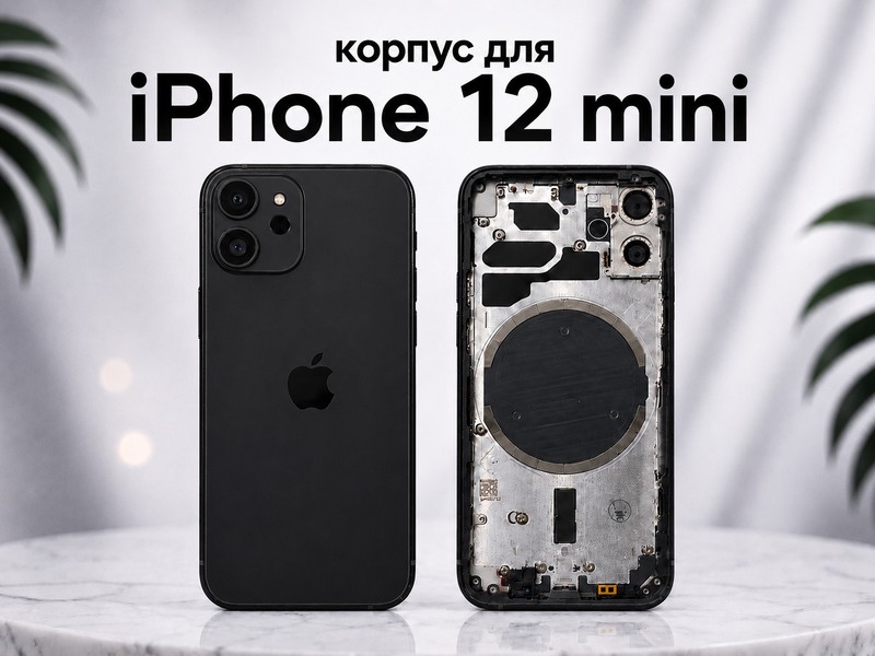 Корпус для iPhone 12 mini Черный Original
